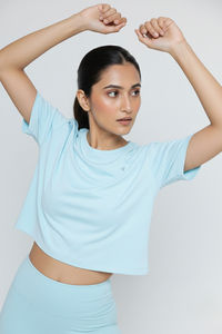 Zelocity Quick Dry Relaxed Top - Spun Sugar — thumbnail 3